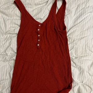 red tank top